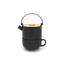 Ceainice si infuzoare Bredemeijer Tea-for-one Umea black with Bamboo lid     142008