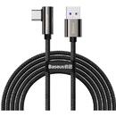 Baseus Legend Elbow, Fast Charging Data Cable pt. smartphone, USB la USB Type-C 66W, braided, 2m, negru
