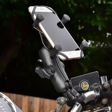 RAM Mounts X-Grip Phone Mount with Handlebar U-Bolt Base