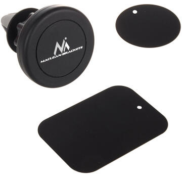 Maclean car phone holder, universal, for ventilation grille, magnetic, 360 degrees. MC-325