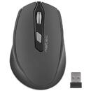 Mouse Natec Wireless Siskin 2400DPI Black