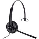 Yealink UH34 MONO TEAMS headphones/headset Wired Head-band Office/Call center USB Type-A Black