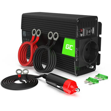 Green Cell INV05DE power adapter/inverter Auto 300 W Black