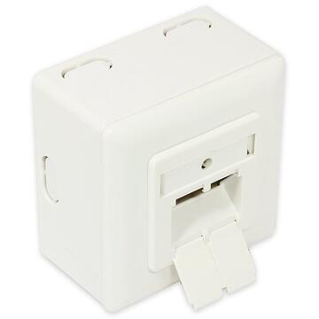 Good Connections Socket CAT6A AP pwh