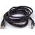 DeLOCK Patch cable m. Schraube Cat.6 10m black