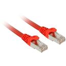 Sharkoon patch network cable SFTP, RJ-45, with Cat.7a raw cable (red, 1 meter)