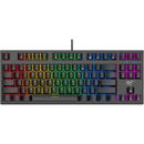 Tastatura HAVIT KB857L, 87 taste, LED multicolora, anti-ghosting