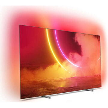Televizor Philips 55OLED805/12, 139 cm, Smart Android, 4K Ultra HD, OLED, Clasa G