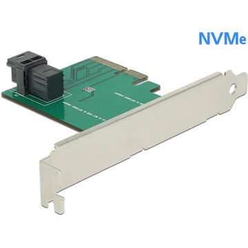 DeLOCK PCIe x4 card> 1x SFF-8643 NVMe LP