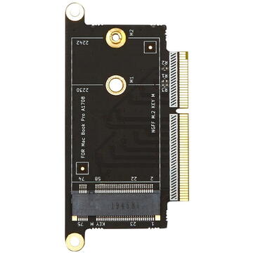 DeLOCK converter MacBook Pro (A1708) SSD to M.2 NVMe slot, interface card