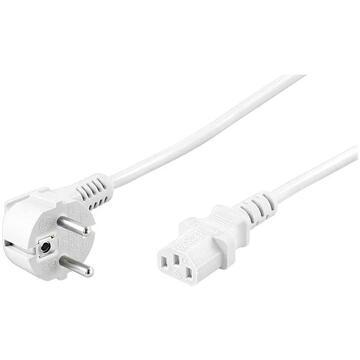 goobay power cord wh 3.0m - Schuko plug - cold devices C13