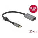 DeLOCK active adapter USB-C> HDMI (DP Alt Mode) 4K 60 Hz (HDR)