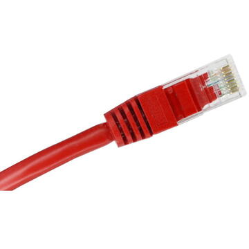 A-LAN Alantec KKU6CZE0.25 Patch-cord U/UTP cat.6 PVC 0.25m red