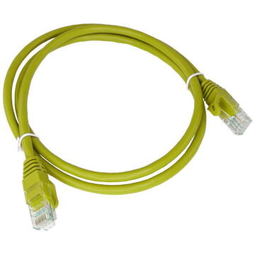 A-LAN Alantec KKU6ZOL0.5 Patch-cord U/UTP cat.6 PVC 0.5m yellow