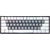 Tastatura DeLux KM33 gaming mecanica Wireless iluminat RGB 61 taste Alb