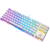 Tastatura MOTOSPEED K87S Switch Blue cu fir de 1.7m, conexiune USB, iluminat RGB, Alb