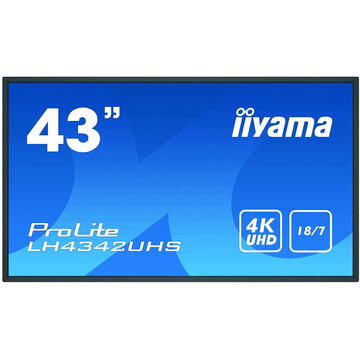 Monitor LED Iiyama 43 LED LH4342UHS-B3