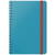 Caiet de birou LEITZ Cosy, carton laminat, coperta dura, B5, 80 coli, cu spira, dictando, albastru c