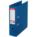 Biblioraft Esselte No.1 Power Recycled, carton cu amprenta CO2 neutra, A4, 75 mm, albastru