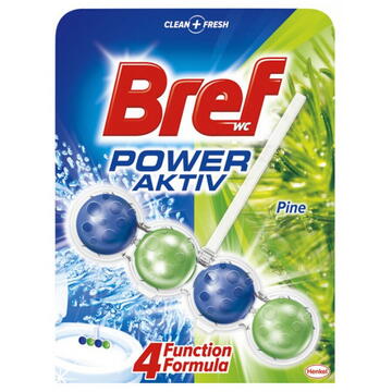 Chemia BREF Power Aktiv Pine, odorizant solid pentru toaleta, bilute - 50 grame