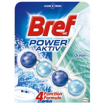 Chemia BREF Power Aktiv Ocean, odorizant solid pentru toaleta, bilute - 50 grame