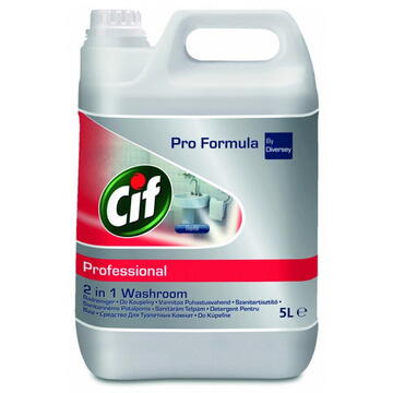 Chemia CIF Professional Washroom 2 in1, pentru curatare baie, 5 litri