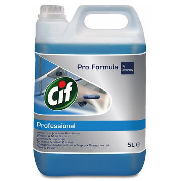 Chemia CIF Professional Window & Multisurfaces, pentru curatat geamuri, 5 litri