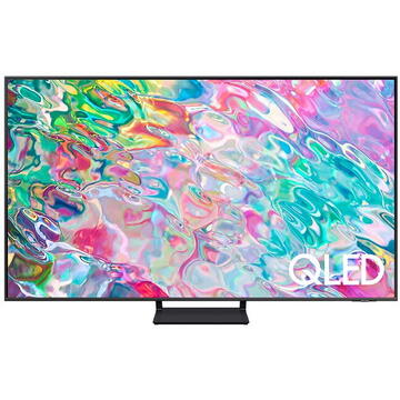 Televizor Samsung Smart TV QLED QE65Q70BA Seria Q70B 163cm gri-negru 4K UHD HDR