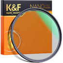 Filtru magnetic K&F Concept Black Mist 1/2 Ulra Clear Nano-X cu adaptor 55mm si capac KF01.1676