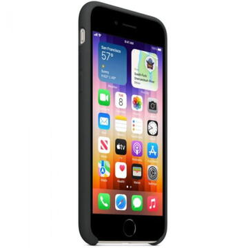 Husa Apple Originala Silicon iPhone SE3 (2022) Midnight
