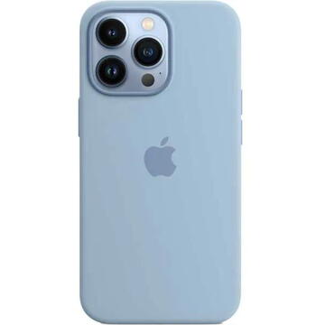 Husa Apple Husa Originala Silicon iPhone 13 Pro, MagSafe, Blue Fog