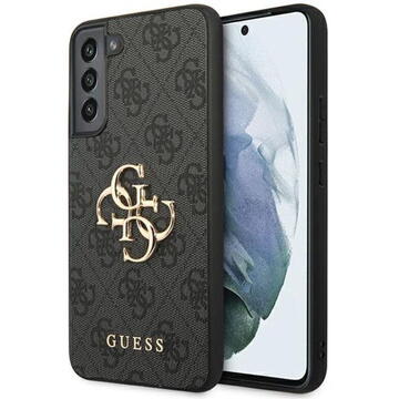 Husa Guess Husa PU 4G Metal Logo Samsung Galaxy S22 Plus Gri
