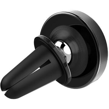 Borofone Suport Auto BH6 Platinum Magnetic Black (prindere la sistemul de ventilatie)