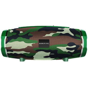 Boxa portabila Borofone BR3 Rich Sound Bluetooth Green Camouflage