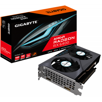 Placa video Gigabyte AMD Radeon RX 6400 EAGLE 4GB, GDDR6, 64bit