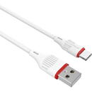 Borofone BX17 Enjoy USB la Type-C 1m, White