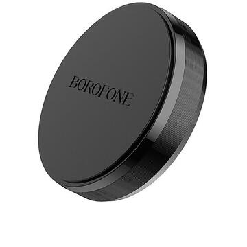 Borofone Suport Auto BH7 Platinum Magnetic Black (adeziv)