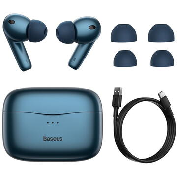 Baseus Simu S2, Bluetooth 5.0, Albastru