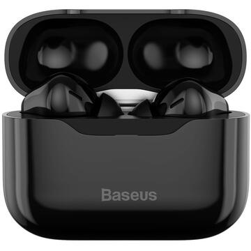 Baseus S1 TWS cu ANC, Bluetooth 5.1, Negru