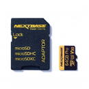 Card memorie Card micro SD 64GB U3 cu adaptor Nextbase NBDVRS2SD64GBU3