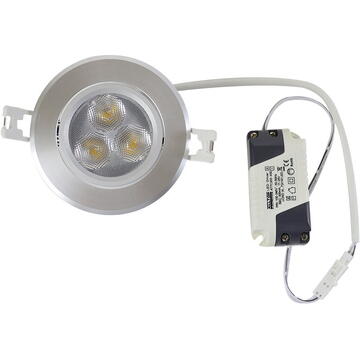 Spot LED SilverCloud D-Light 8545 argintiu de interior 7W orientabil 45° 4000K alb neutru