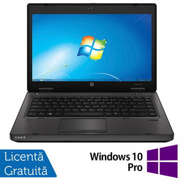 Laptop Refurbished Laptop Refurbished HP ProBook 6470B, Intel Core i3-3110M 2.40GHz, 4GB DDR3, 320GB SATA, DVD-RW, 14 Inch, Webcam + Windows 10 Home