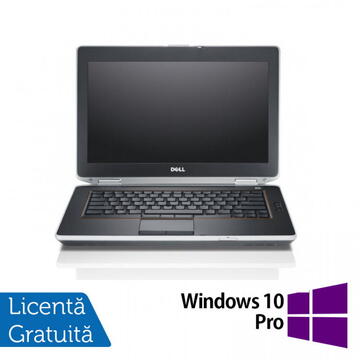 Laptop Refurbished Laptop Refurbished DELL Latitude E6420, Intel Core i5-2520M 2.50GHz, 4GB DDR3, 320GB SATA, DVD-RW, 14 Inch, Fara Webcam + Windows 10 Home