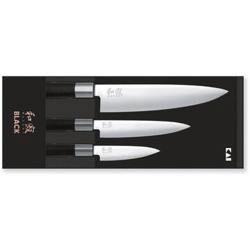 KAI Wasabi Black knife-set 67S-300