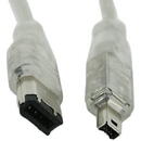 Cablu de la 6 la 4 pini IEEE 1394 iLink FireWire DV pentru MAC/PC