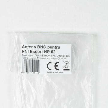 Antena BNC pentru PNI Escort HP 62, 20 cm