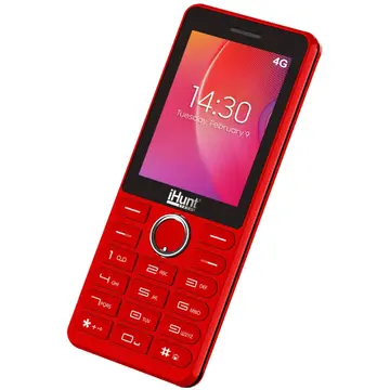 Telefon mobil iHunt i7, 128MB, 4G, 2.4 inch, Dual SIM, 64MB RAM, Red (2021)