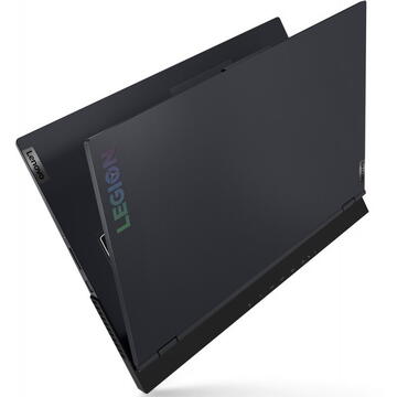 Notebook Laptop Lenovo Gaming 17.3'' Legion 5 17ITH6H, FHD IPS 144Hz, Procesor Intel® Core™ i5-11400H (12M Cache, up to 4.50 GHz), 8GB DDR4, 512GB SSD, GeForce RTX 3060 6GB, No OS, Phantom Blue