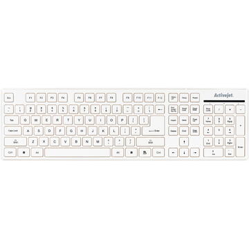 Tastatura Activejet K-3016SW slim 107 taste USB cu fir