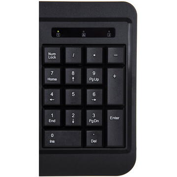 Tastatura Activejet USB keyboard K-3807S Negru cu fir USB